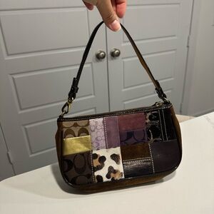 Coach Vintage Legacy Holiday Patchwork Demi purse